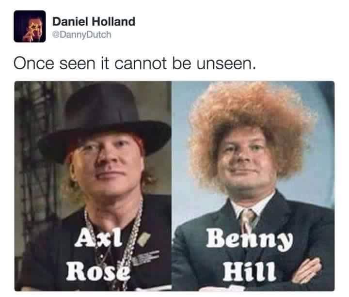 Daniel Holland Once seen it cannot be unseen и Axl Benny Hill