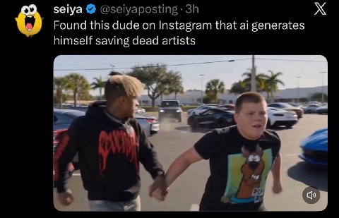 seiya Found this dude on Instagram that а! generates himself saving dead artists a