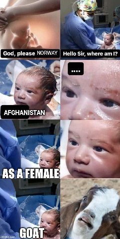 God, please NORWAY Hello Sir, where AFGHANISTAN АЗАТЕМАЕ GOAT.