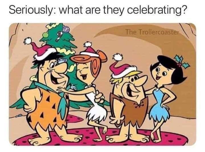 Seriously: what are they celebrating? 7