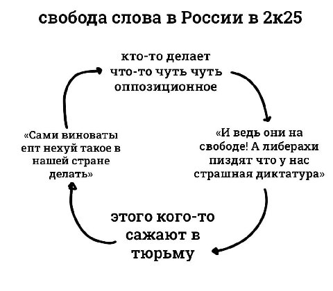свобода слова в России в 2к25 кто-то делает что-то чуть чуть оппозиционное «Сами виноваты «И ведь они на епт нехуй такое в свободе! А либерахи нашей стране пиздят нас делать» страшная диктатура» ЭТОГО