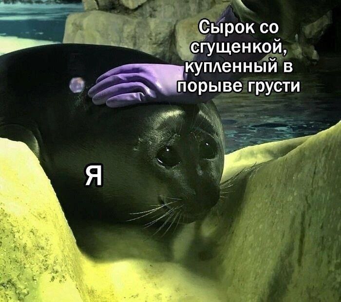 Сырок «сгущенкой, купленный в порыве грусти