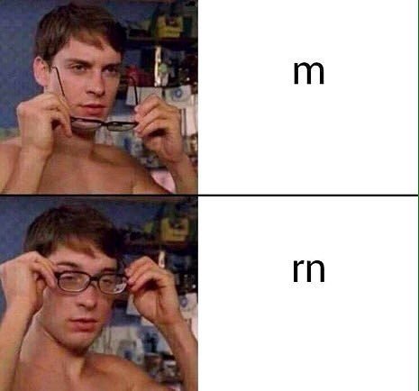 m m