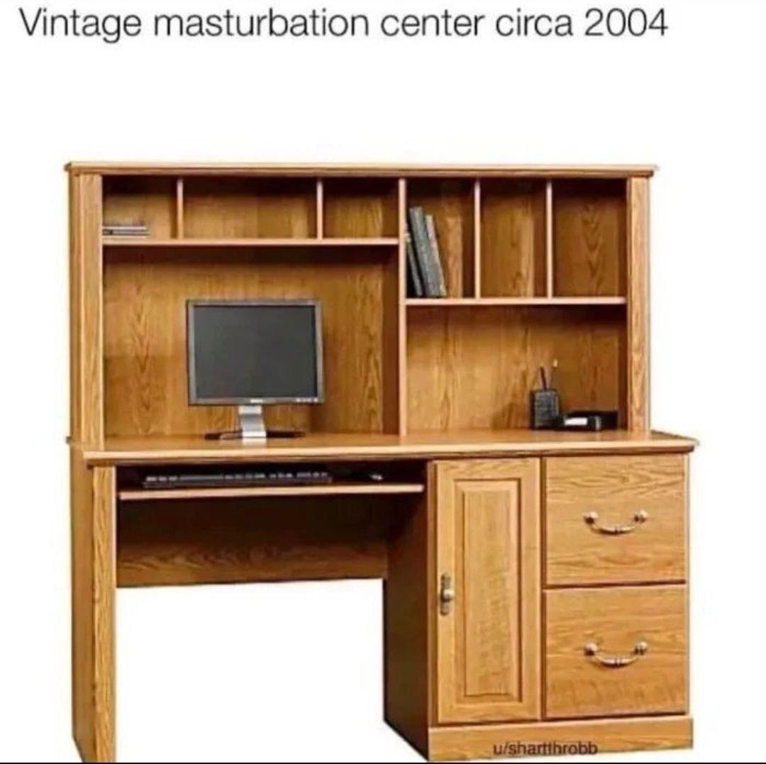 Vintage masturbation center circa 2004