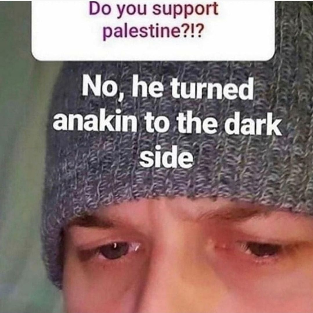 you support No, he turned anakin to the dark side