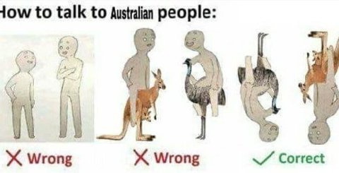 to talk to Australian people: „7 В Wrong Wrong Correct