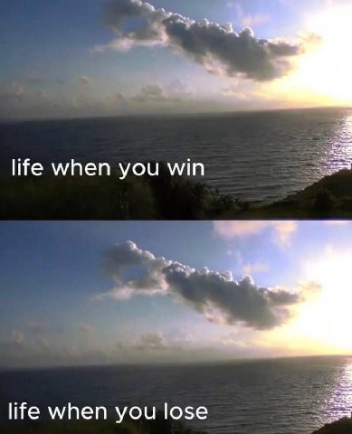 life when you win life when you lose