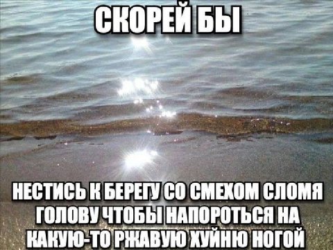 НЕСТИСЬ К БЕРЕГУ СМЕХОМ СЛОМЯ ГОЛОВУ ЧТОБЫ НАПОРОТЬСЯ КАКУЮ-ТОРЖАВУЮ ХУЙНЮ НОГОЙ