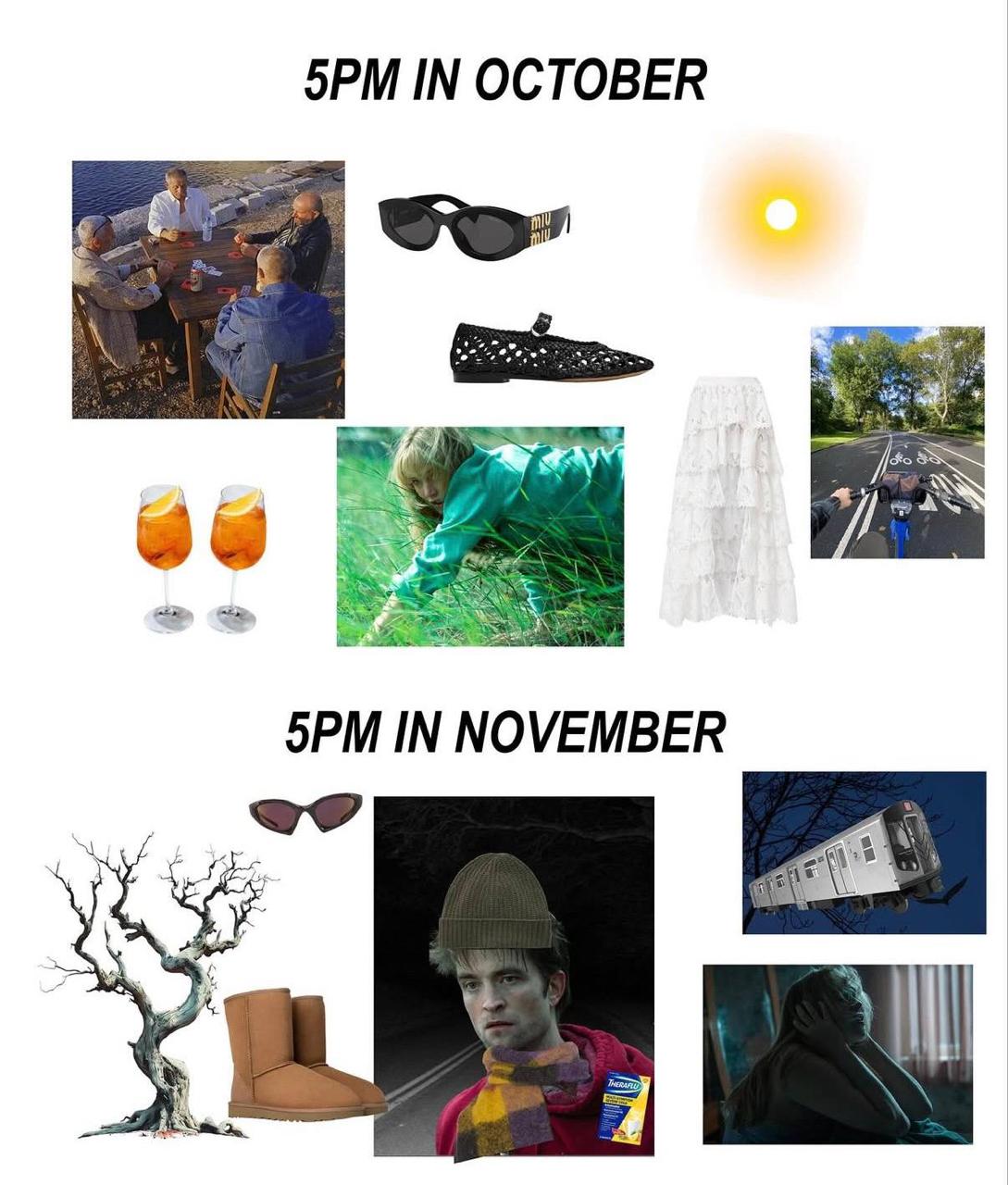 IN OCTOBER IN NOVEMBER