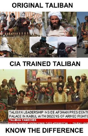 ORIGINAL TALIBAN A ahs gettyin CIA TRAINED TALIBAN 7 И TALIBAN LEADERSHIP INSIDE AFGHAN PRESIDENTI PALACE IN KABUL WITH DOZENS OF ARMED FIGHT KNOW THE DIFFERENCE