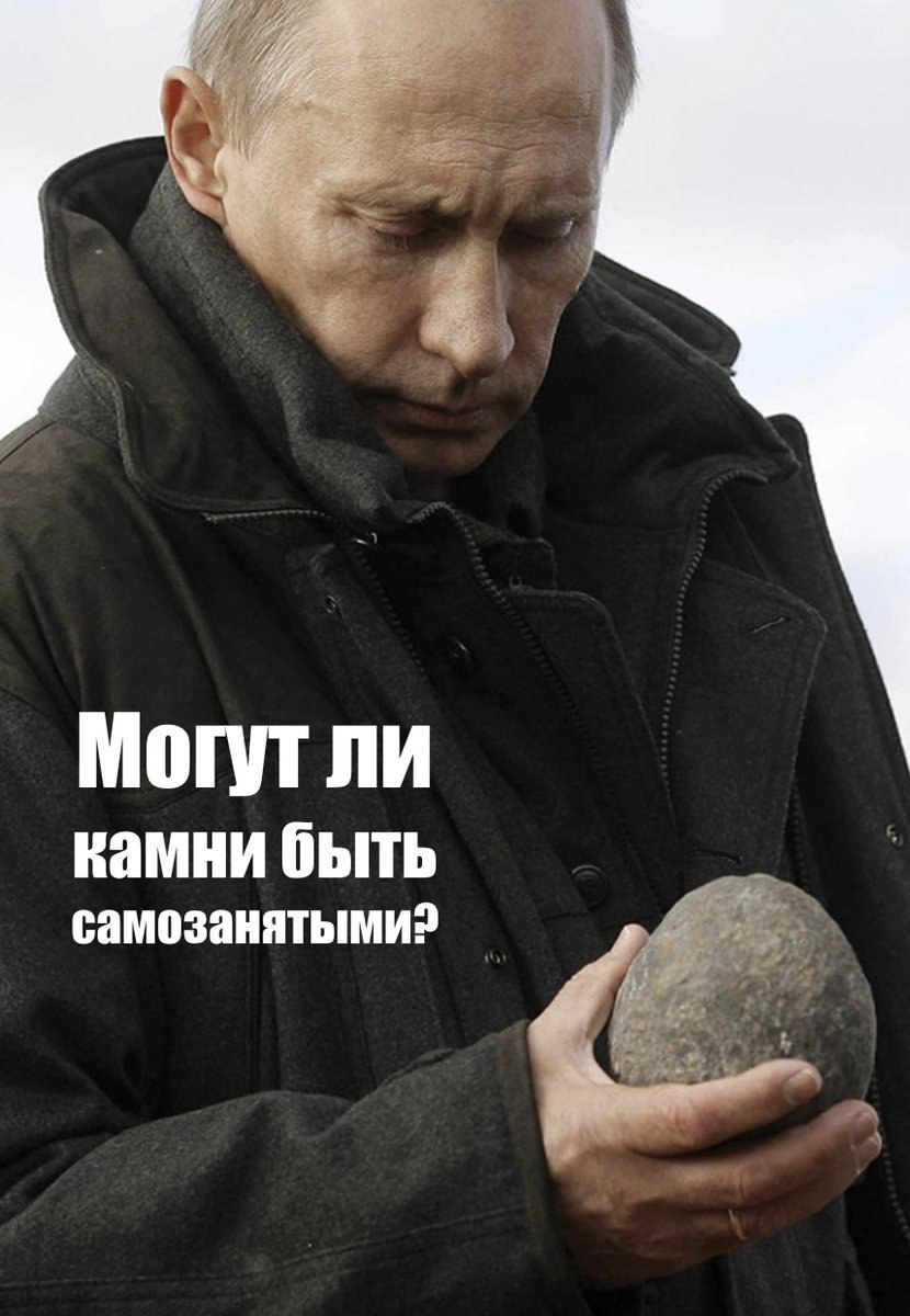 Могут ли камни быть самозанятыми?