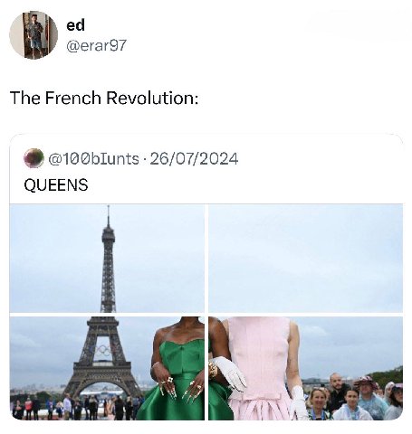 @егаг97 The French Revolution: 26/07/2024 QUEENS