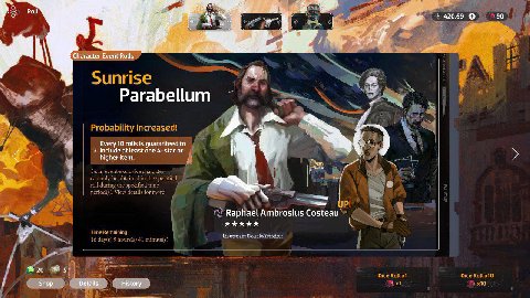 Rott 42069 90 7 1 Character Event Rolls Sunrise Parabellum Probability 4 Every 10 rolls is guaranteed to include at least one 4-star or higher item. Raphael Ambrosius Costeau жжжжх Be Yefreitor №20 Di