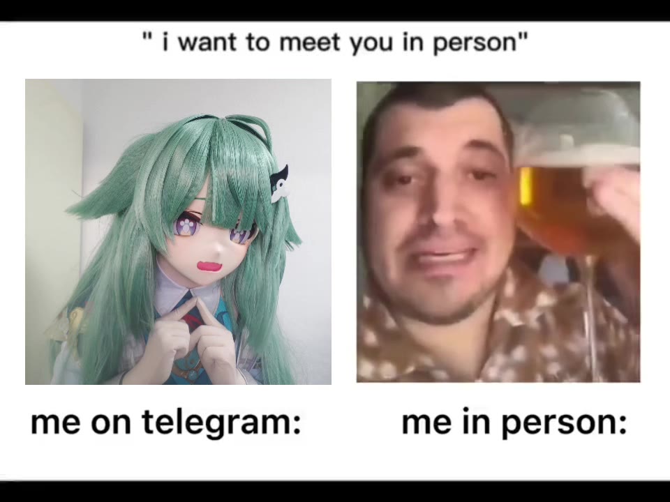 want to meet you in person" 4 me on telegram: me in person: