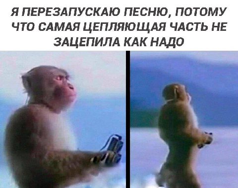 Я ПЕРЕЗАПУСКАЮ ПЕСНЮ, ПОТОМУ ЧТО САМАЯ ЦЕПЛЯЮЩАЯ ЧАСТЬ НЕ ЗАЦЕПИЛА КАК НАДО