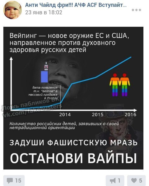 айлд фри!! АЧФ АСЕ Вступайт... Анти В в] Вейпинг новое оружие и США, направленное против духовного здоровья русских детей дата появления "вейпов" в массовой продаже в России 2014 2015 2016 Количество 