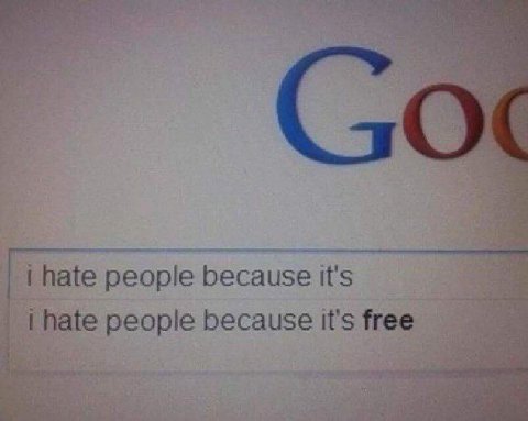 hate people because It's i hate people because it's iff