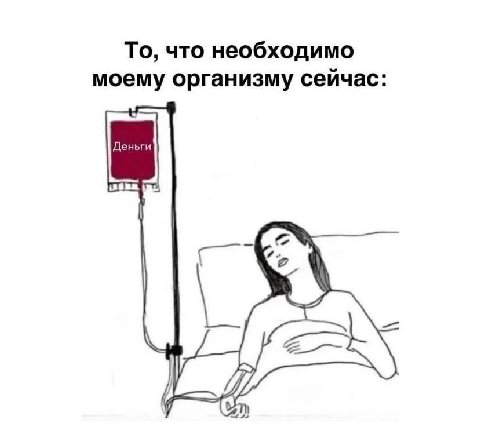 То, что необходимо моему организму сейчас: Деньги