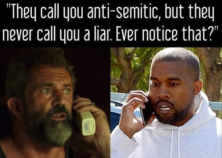 They call you anti-semitic, but they never Call you a liar. Ever notice that? “а