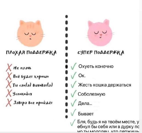 СУПЕР A Охуеть конечно Не плачь Всё Будет Хты camla) Жесть кошка держаться Успокойся Соболезную Завтра Bee Дела... Бывает Бля, будь я на твоём месте, у ебнул бы себя или в дурку ты UTA