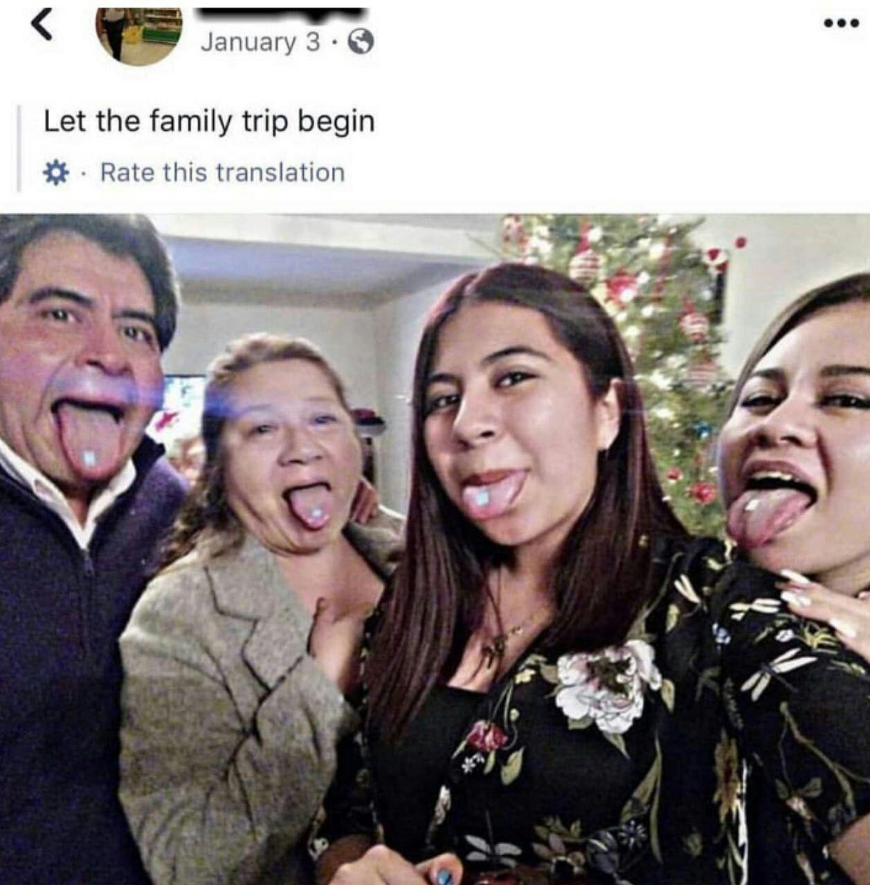 eee Let the family trip begin Rate this translation 4 4 4