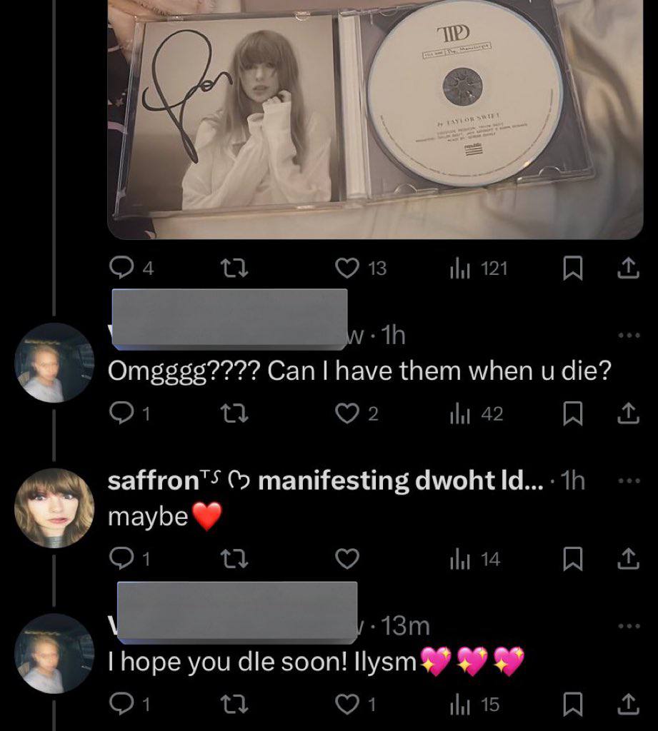 Сап Пауе them when и die? manifesting dwoht maybe you dle soon!