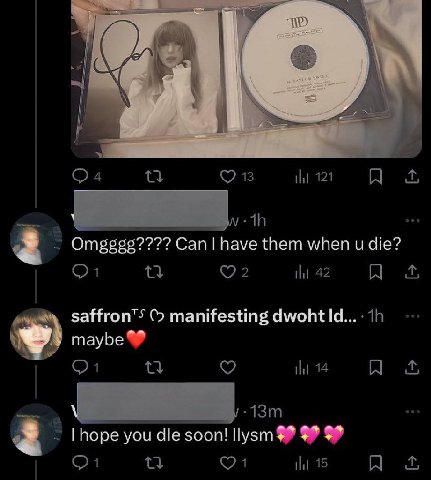 Сап Пауе them when и die? manifesting dwoht maybe you dle soon!