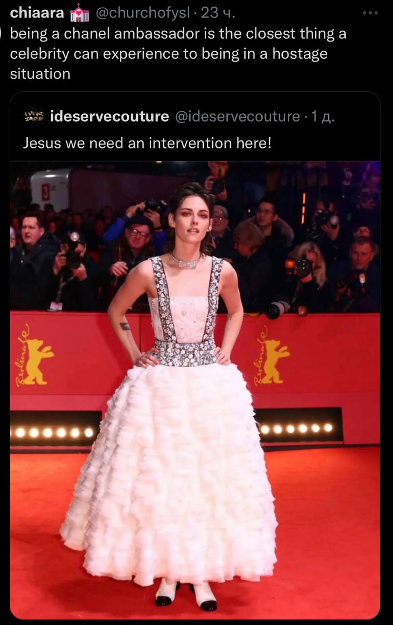 chiaara being a chanel ambassador is the closest thing a celebrity can experience to being in a hostage situation ideservecouture Jesus we need an intervention here! 31.
