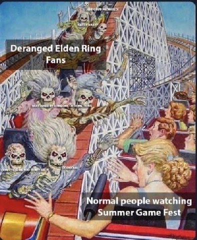 Deranged Elden Ring AN Fans i/ ASS Normal people watching Summer Game Fest