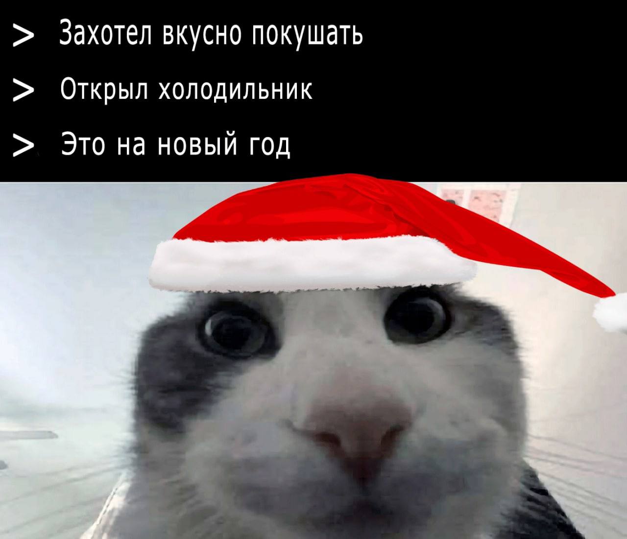 Захотел вкусно покушать Открыл холодильник Это на новый год