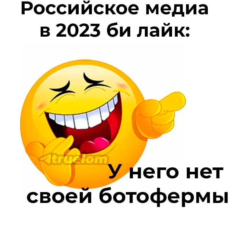 Российское медиа в 2023 лайк: У него нет своей ботофермы