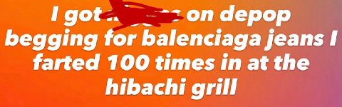 аерор begging for balenciaga jeans I farted 100 times in at the hibachi grill