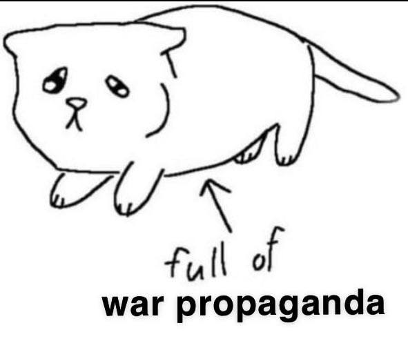 full of war propaganda