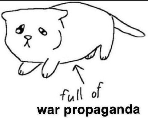 full of war propaganda