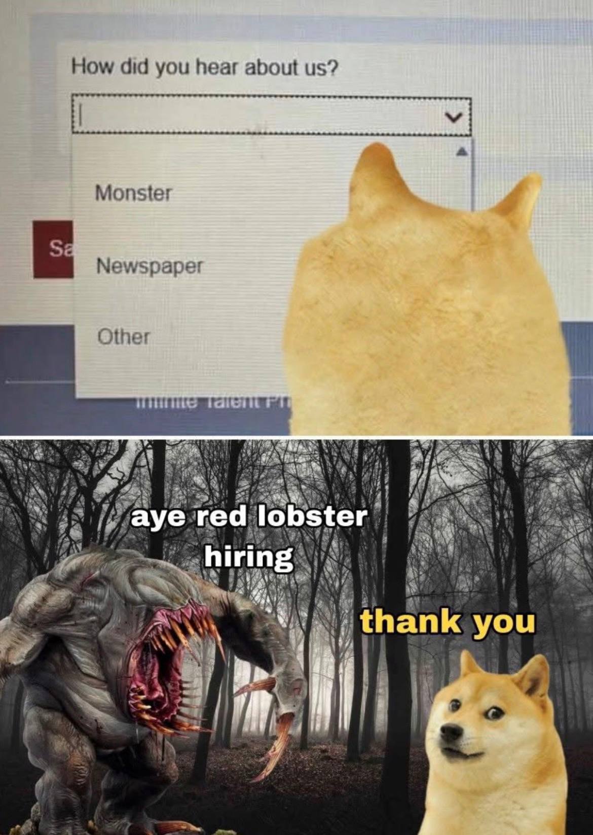 How did you hear about a a Monster Newspaper Other is К 4 at же lobster fay 2 AN\\ thank you be a