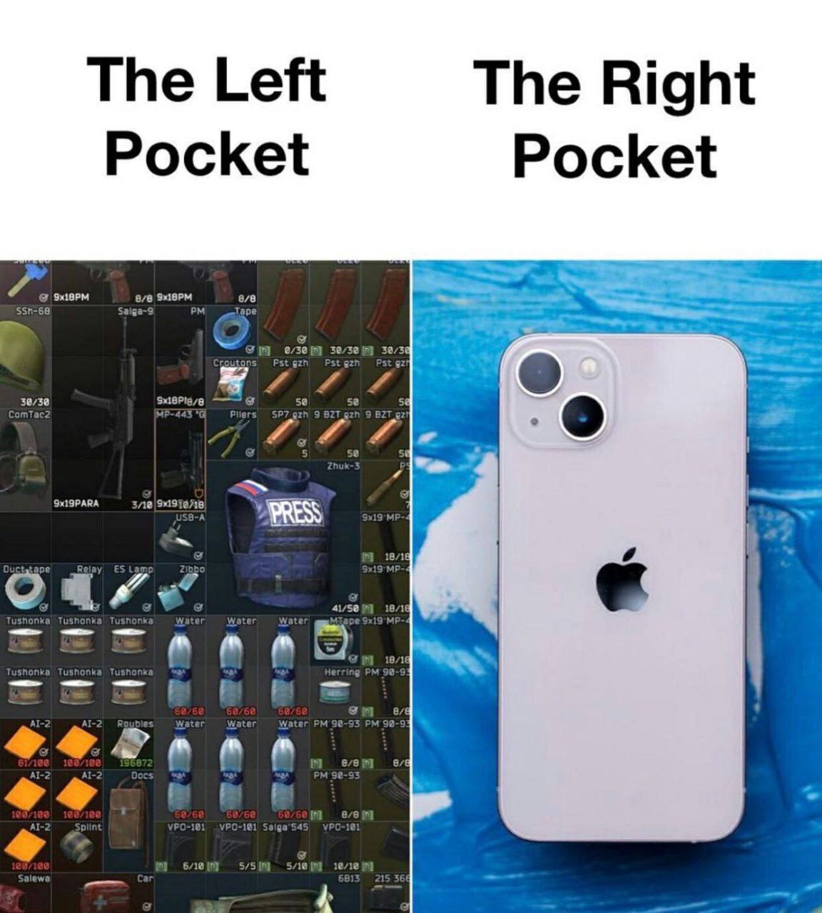 The Left The Right Pocket Pocket