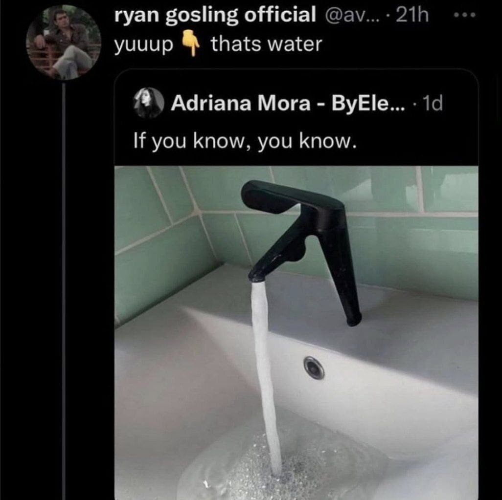 ryan gosling official упнир thats water Adriana Mora ByEle... Гуси Know. you know, 4