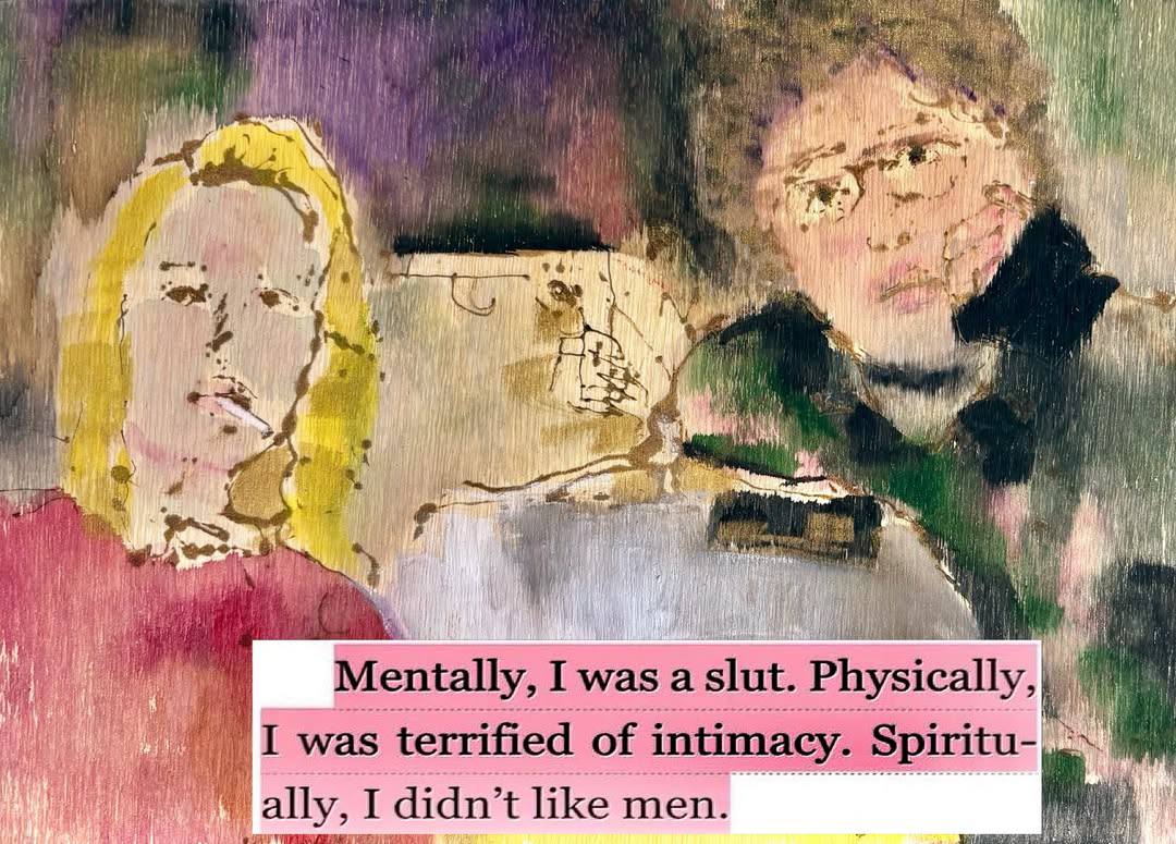 И if 4 iit) be у if A i 7 я i) Wah и We entally, tally, I was a slut. Рвуз1саПу,| was terrified of intimacy. Spiri ally, I didn’t like men. like men.