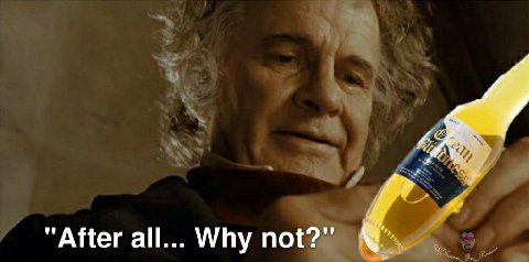 "After all... Why not?”
