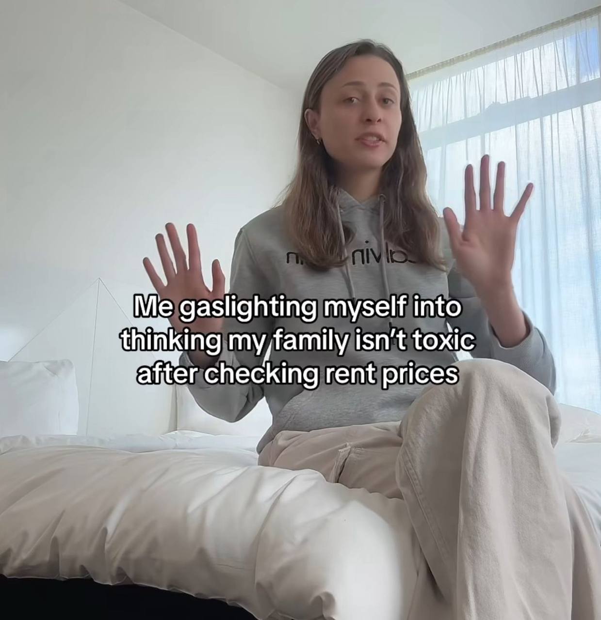 Me gaslighting myself into thi king my,family isn’t checking rent prices a