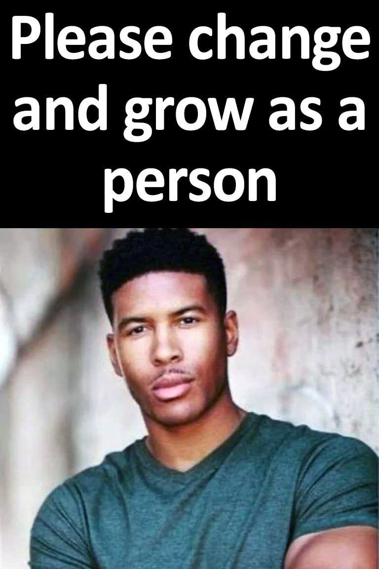 Please change and person