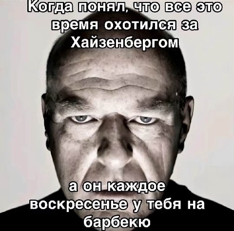 время охотилсяйза Хаизенбергом на барбекю