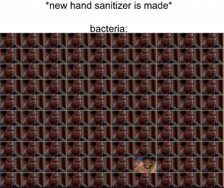 *пем hand sanitizer is таде* bacteria: