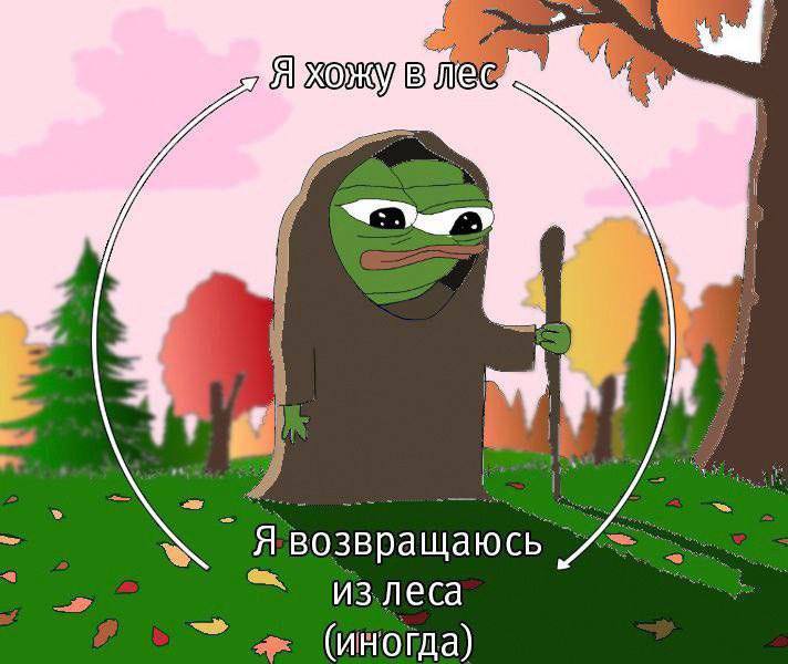 Я XOMY В NSC Явозвращаюсь из.леса (Иногда)