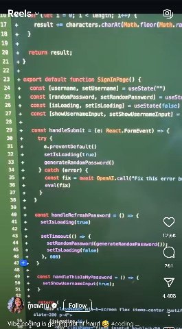 17 result спагастег$, 18 19 20 result; 21 22 23 24 {username, setUsername] useState("") 25 [randomPassword, setRandomPassword] useStz 26 setIsLoading] useState(falsc) 27 28 29 handleSubmit React.FormE