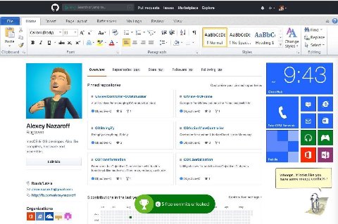 о Pullrequests Issues Marketplace Explore a” Home Insert Page Layout References Mailings Review View 88 Find libri А А” 4 21 Paste abe Spaci.. Headingi Change Big 9 Stylesy В Clipboard Font Paragraph 
