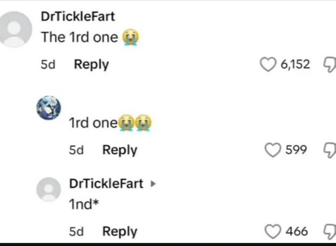 DrTickleFart The one 54 Reply 6152 С) 54а Веру 599 С) DrTickleFart 54 Reply 466 С)