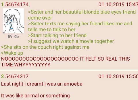 1 54674174 01.10.2019 15:47 >Sister and her beautiful blonde blue eyes friend come over >Sister texts me saying her friend likes me and tells me to talk to her 89 >Start talking to her friend suggest 