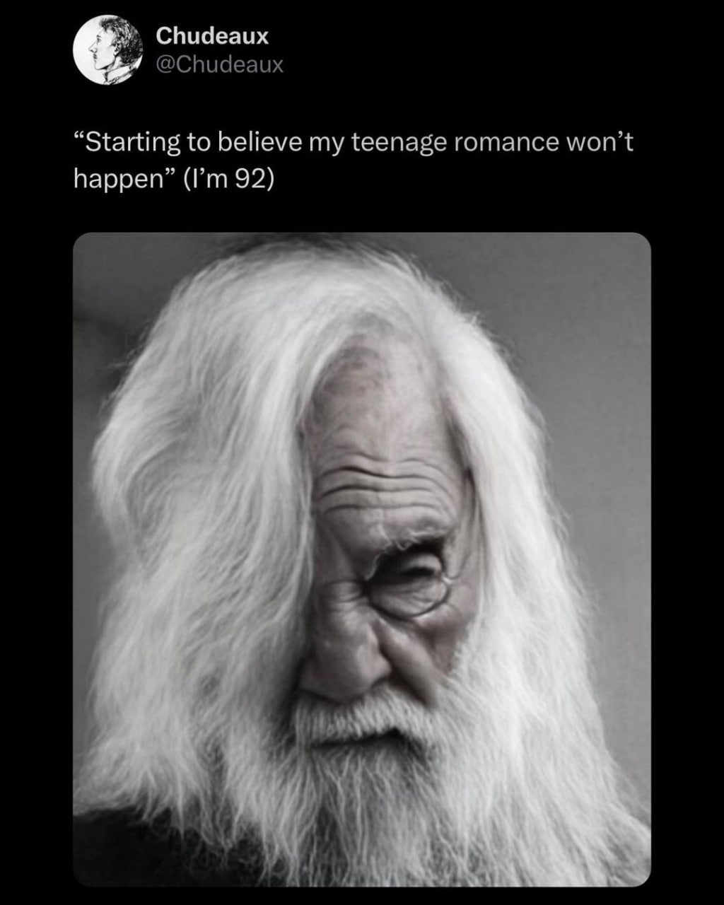 Chudeaux “Starting to believe my teenage romance won’t happen” 92) i