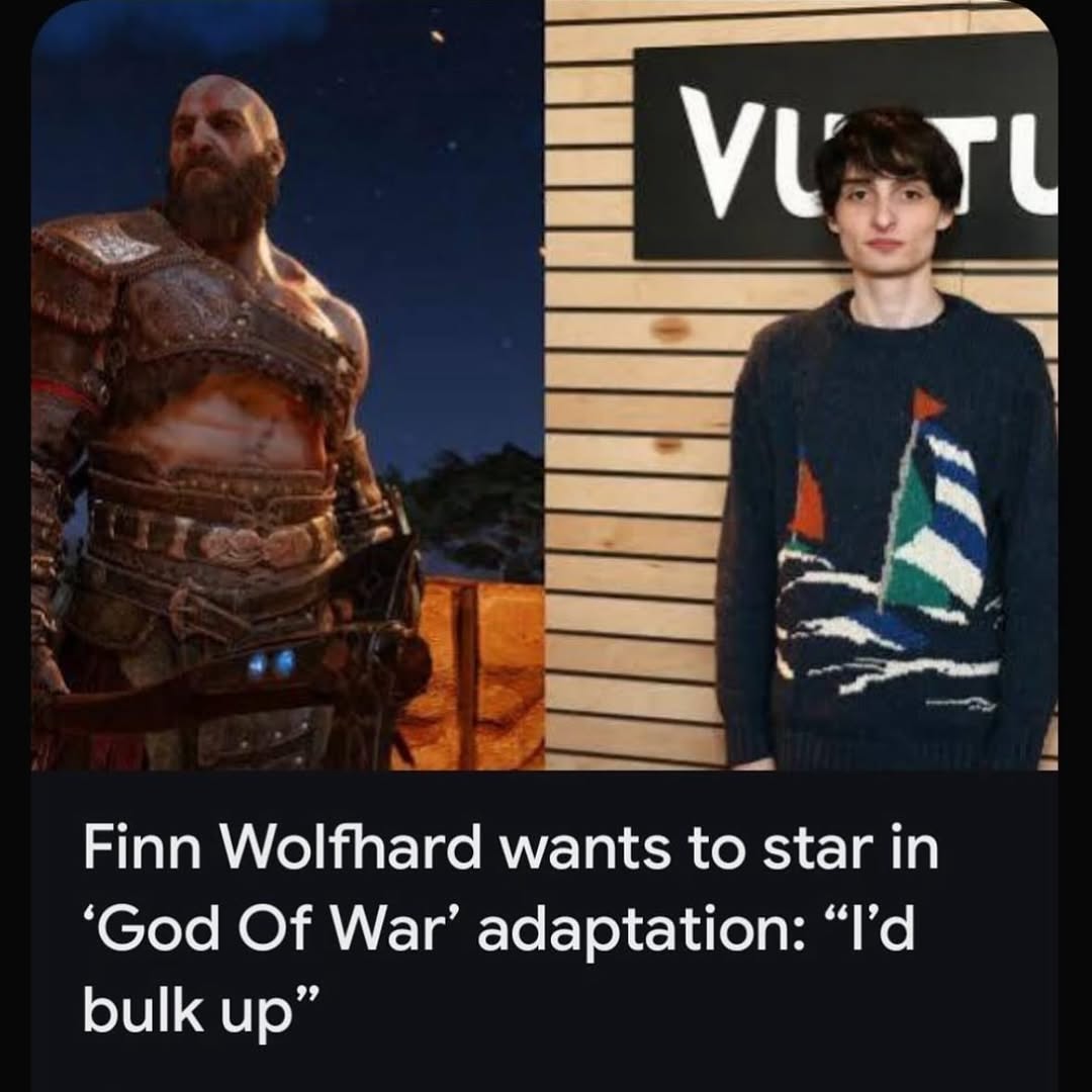 Finn Wolfhard wants to star in ‘God Of War’ adaptation: bulk up”